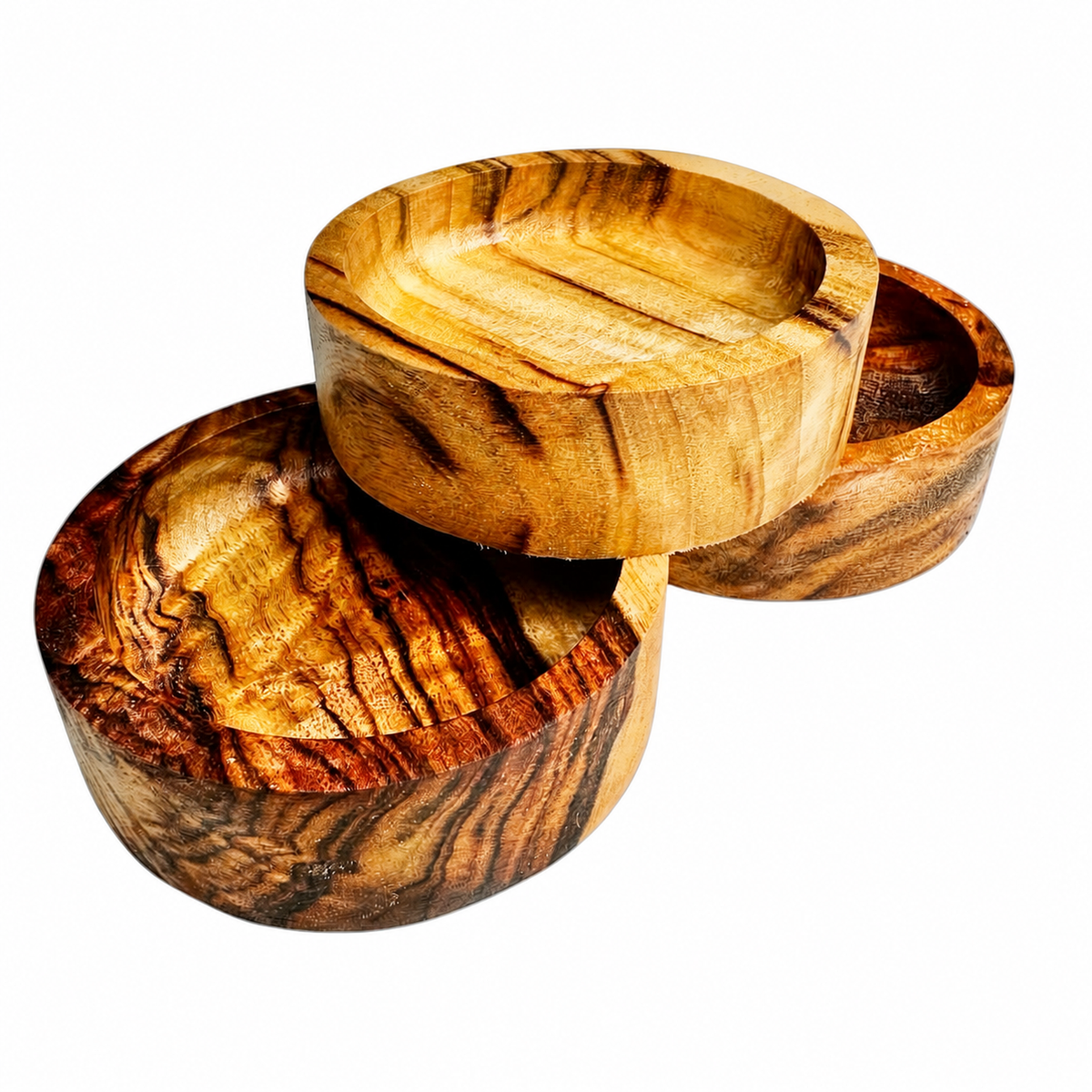 Wooden Condiment Bowls - Set of 3 - HCB001